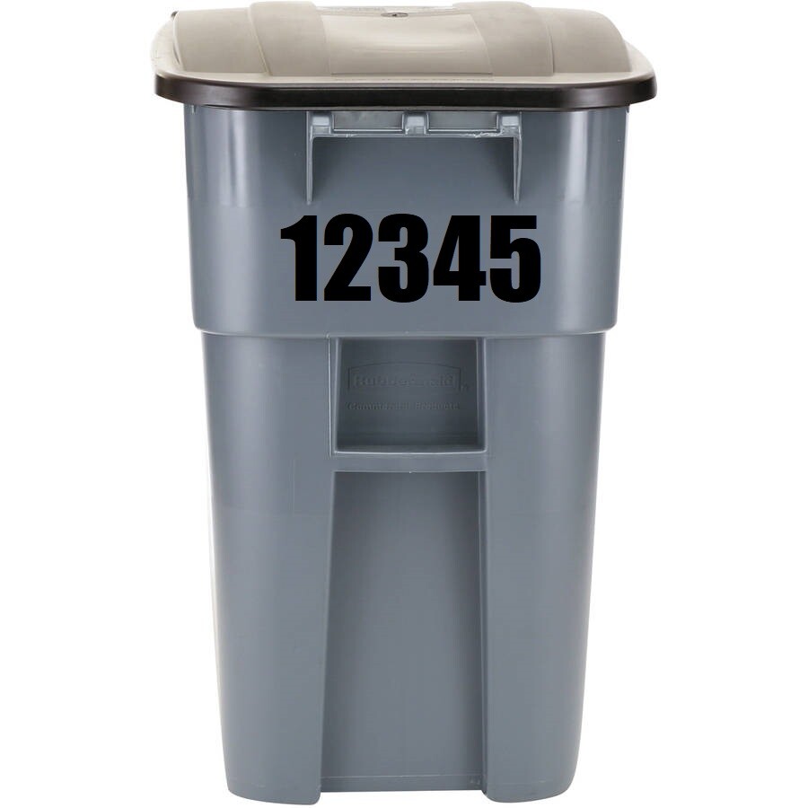 Mailbox Home Locker Garbage Trash Can House Numbers Vinyl Sticker Decal Sign