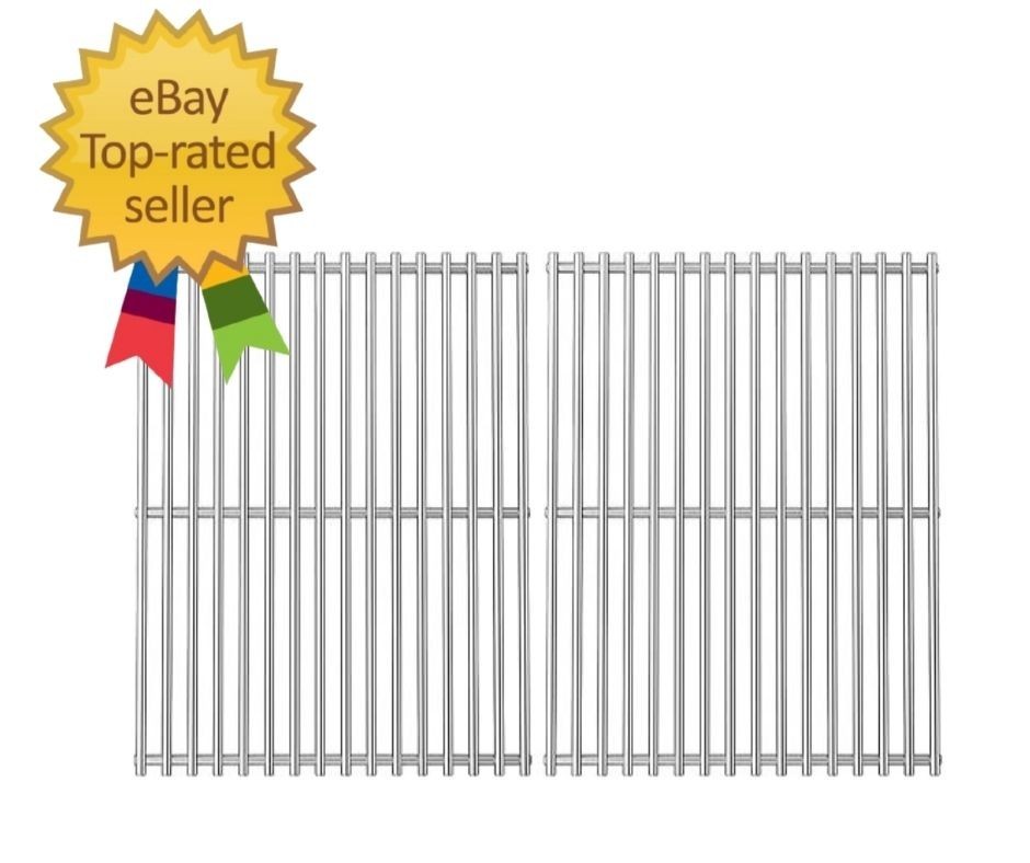 17.5 Inch Grill Grates for Weber Spirit 300 Series, Genesis Silver/Gold/Platinum