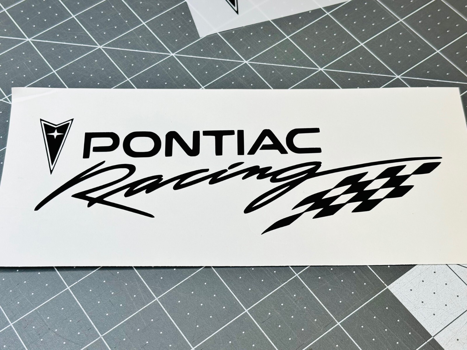 Pontiac Racing Vinyl Decal Many Sizes/Colors Buy 2 Get 1 Free FREE Ship