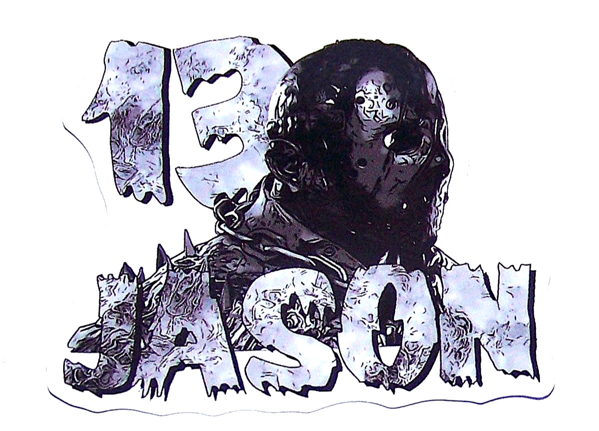 Friday the 13th – Cut Sticker Decal Movie Horror Film JASON VORHEES