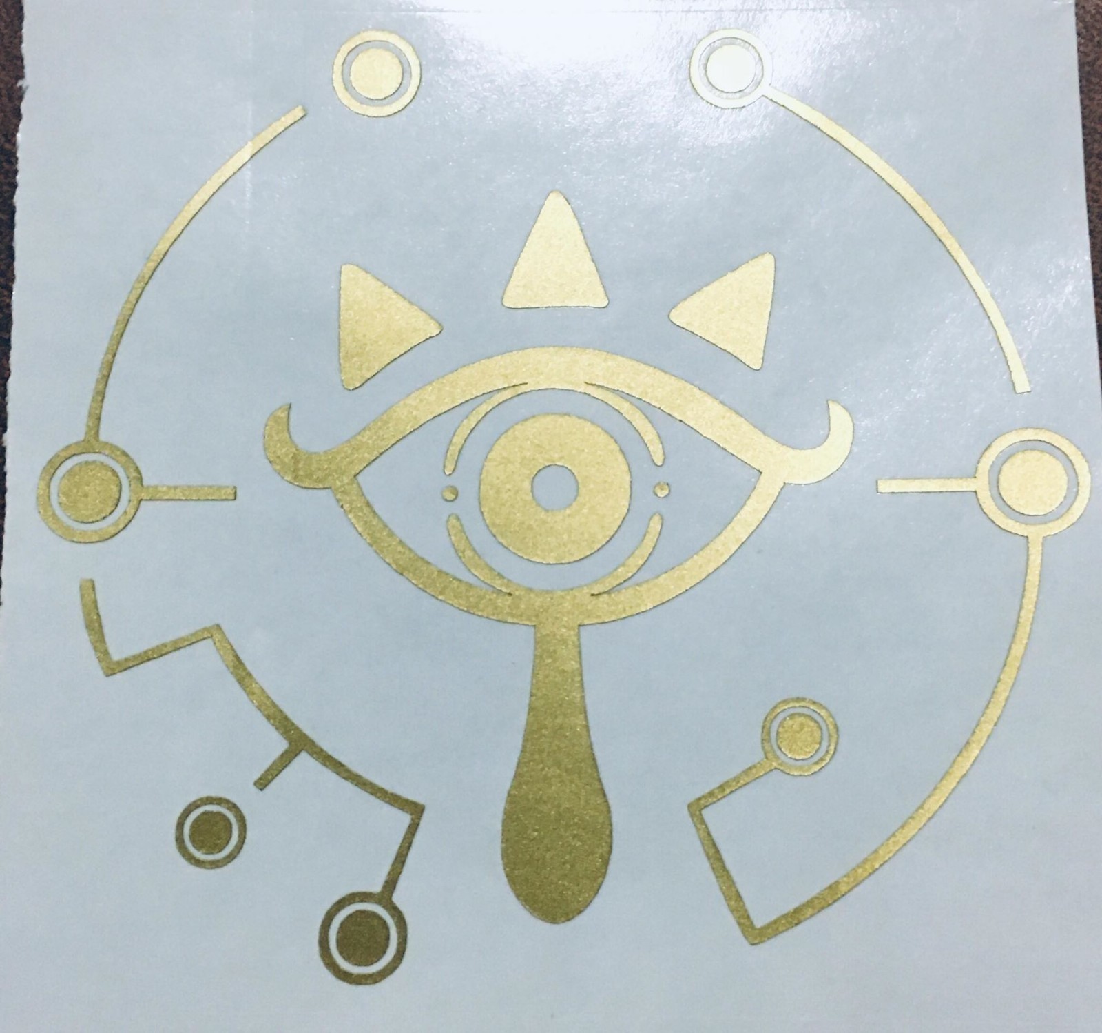 Sheikah Eye Symbol The Legend of Zelda Breath of the Wild Vinyl Decal Sticker