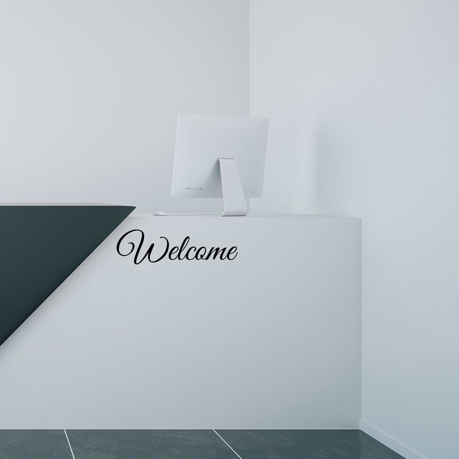 Welcome Wall Decal for Door Family Quote Removable Vinyl Wall Art Home Office