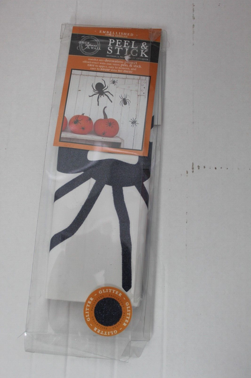 Once Upon a Wall Peel and Stick Halloween Spiders Easy to Apply & Remove
