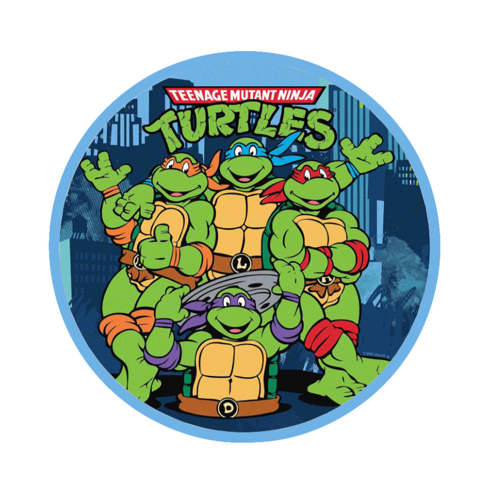 Teenage MN Turtles "Blue" – 4" Handmade Vinyl Decal Vehicle Decor Cooler Laptop