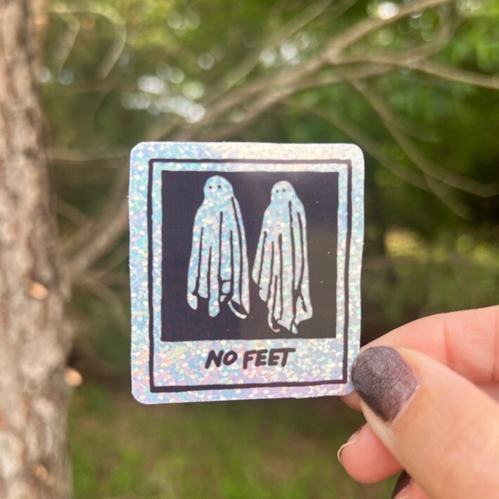Beetlejuice Set Of 5 Holographic Glitter Sticker Halloween Spooky 80s Movie