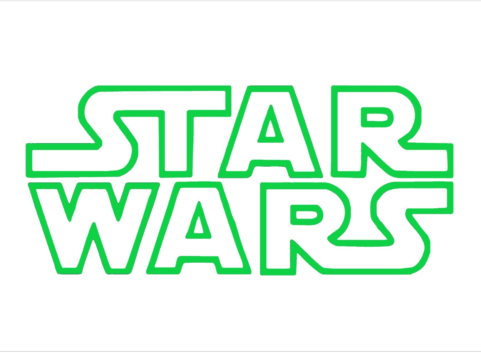 STAR WARS LOGO, Decal Stickers for Cars, Windows, Laptops, Wall, Tablets.
