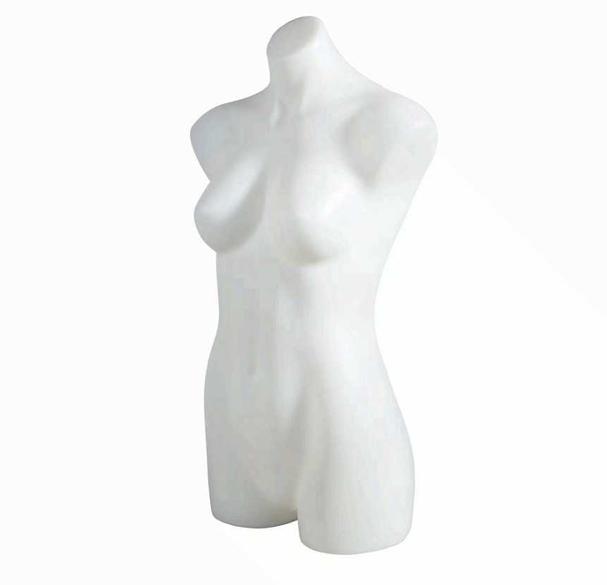 7/8"Unbreakable Female 3/4 Torso No Arms with Flange for Base Econoco PETFMW
