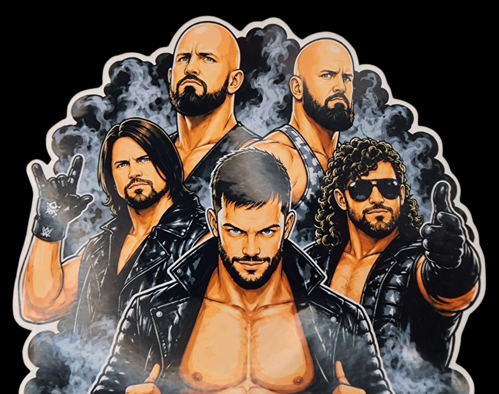 Male Wrestler Waterproof Car Decal Laptop Vinyl Sticker Large