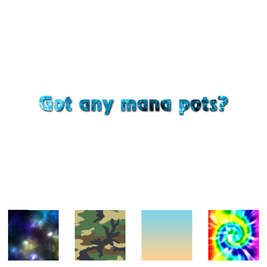 Got Mana Pot Gamer RPG – Decal Sticker – Multiple Patterns & Sizes – ebn1887