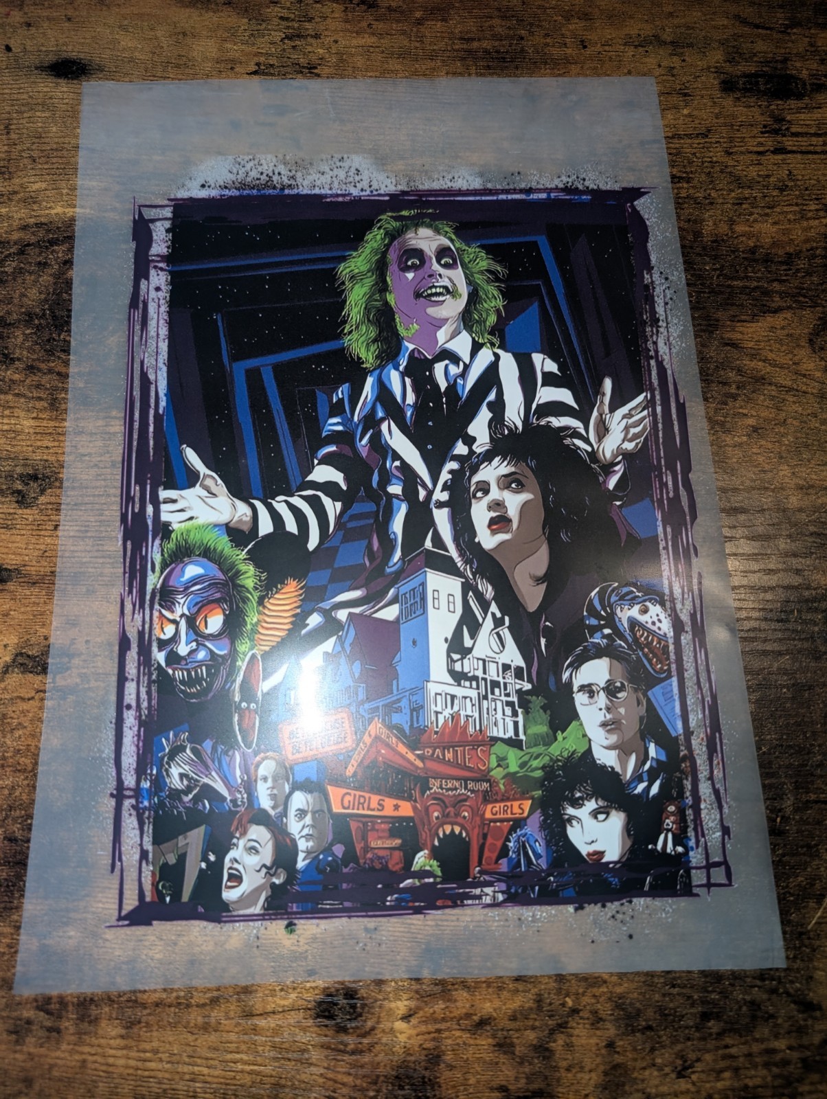 Halloween Horror Self-Adhesive Vinyl Decal Lot Beetlejuice Pennywise Chucky