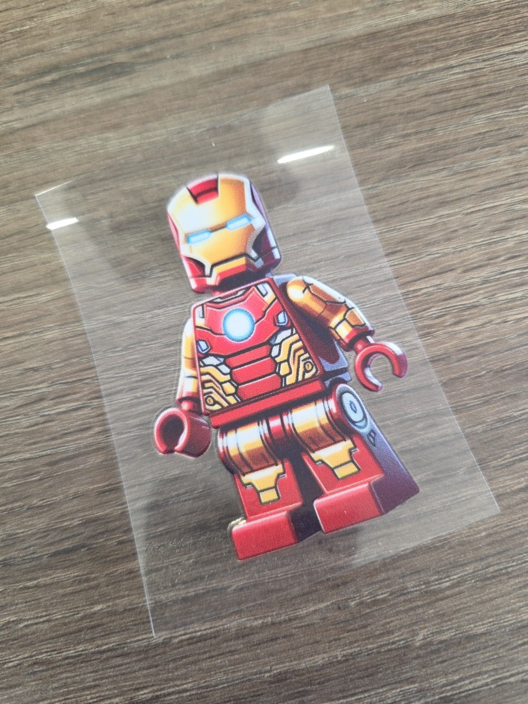 Lego Ironman Figurine UVDTF Decal Made In USA Waterproof
