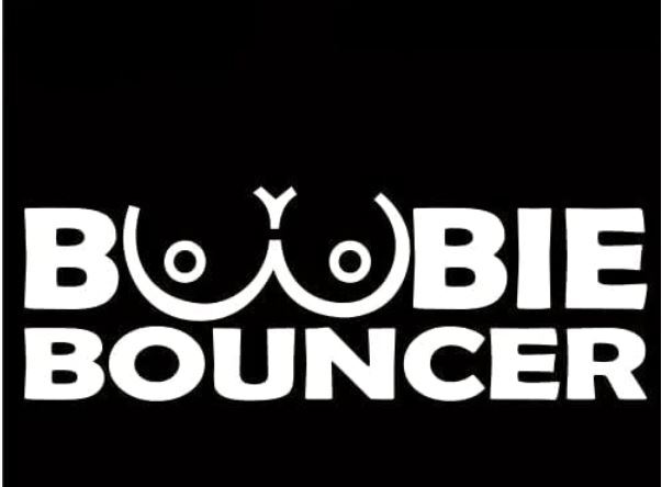 Boobie Bouncer Funny DieCut Vinyl Window Decal Sticker Car Truck S – FREE SHIP