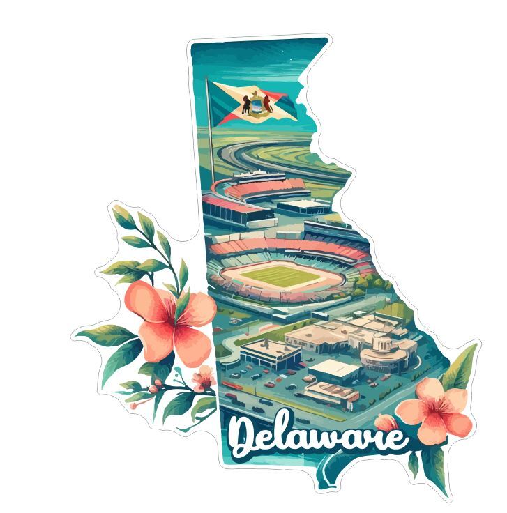 Delaware Sticker Stickers A236