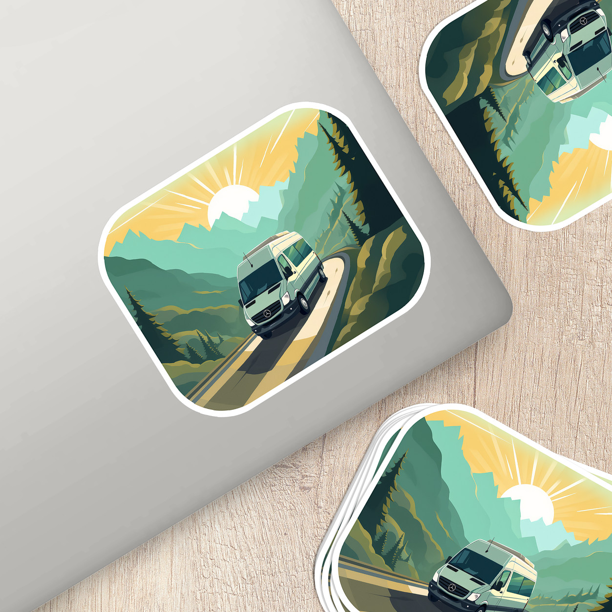 Van Life Vinyl Sticker – Celebrate the Freedom of the Road