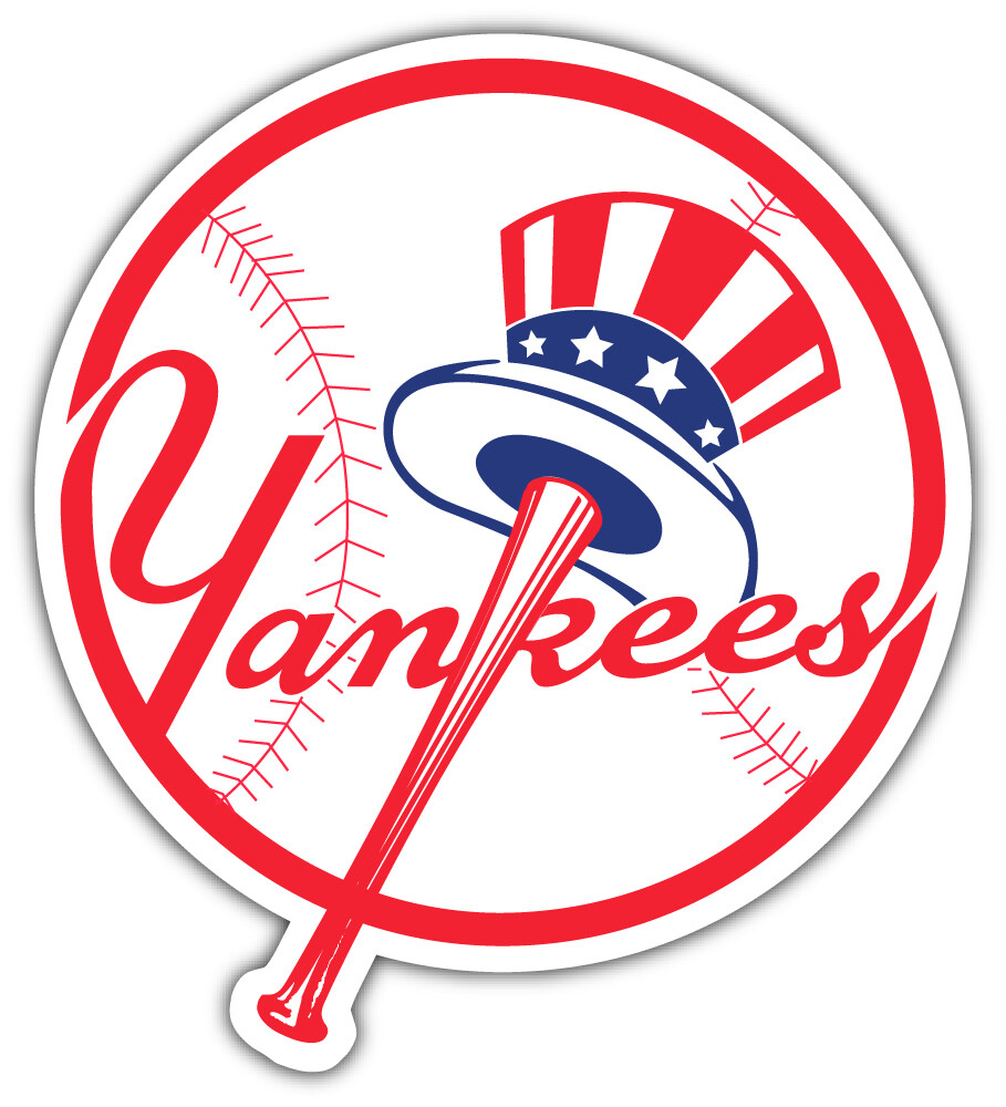 New York Yankees MLB Baseball Sport Logo Car Bumper Sticker Decal "SIZES"