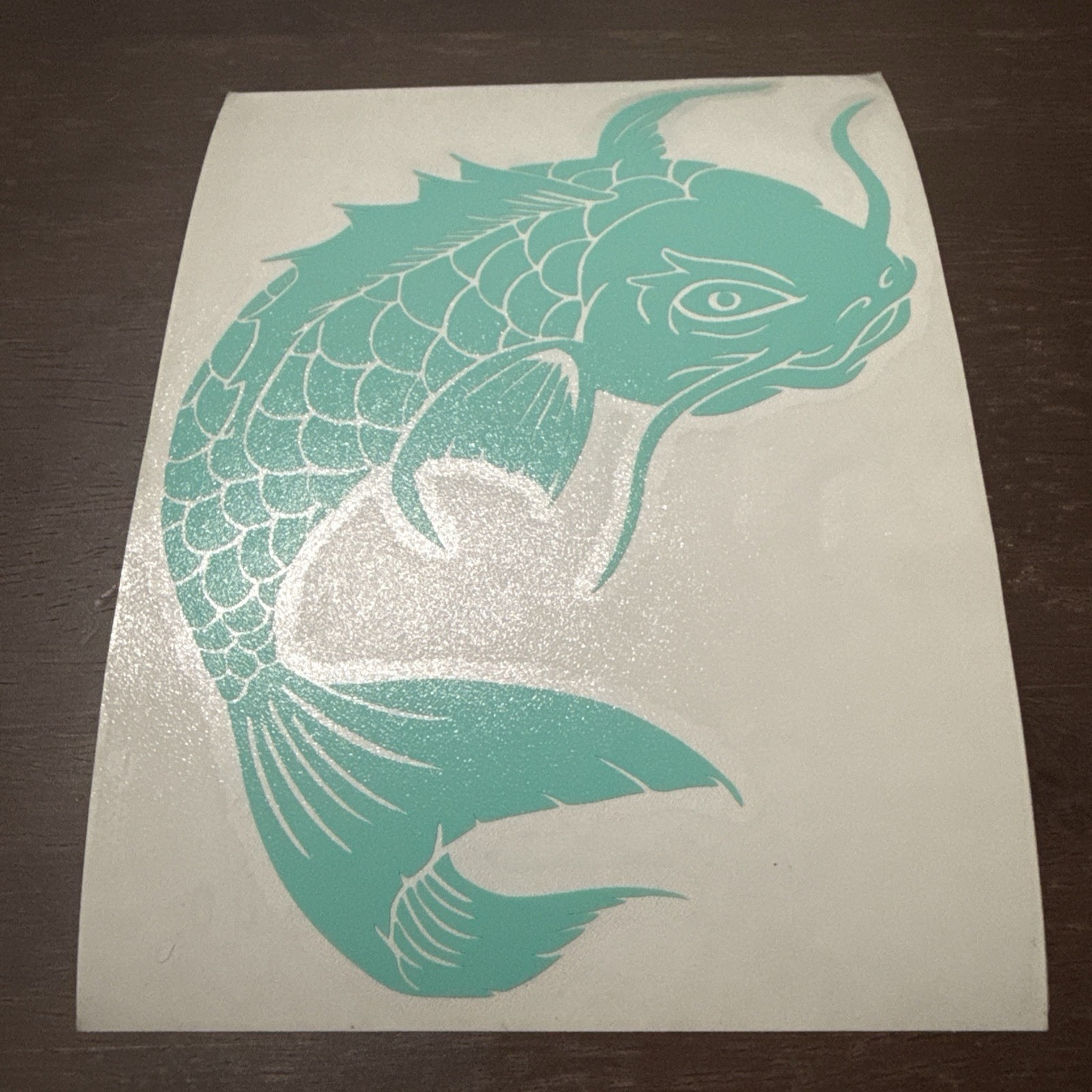 Japanese Koi Fish Decal Art Sticker 5.5” X 4” 15 Different Color’s To Chose From