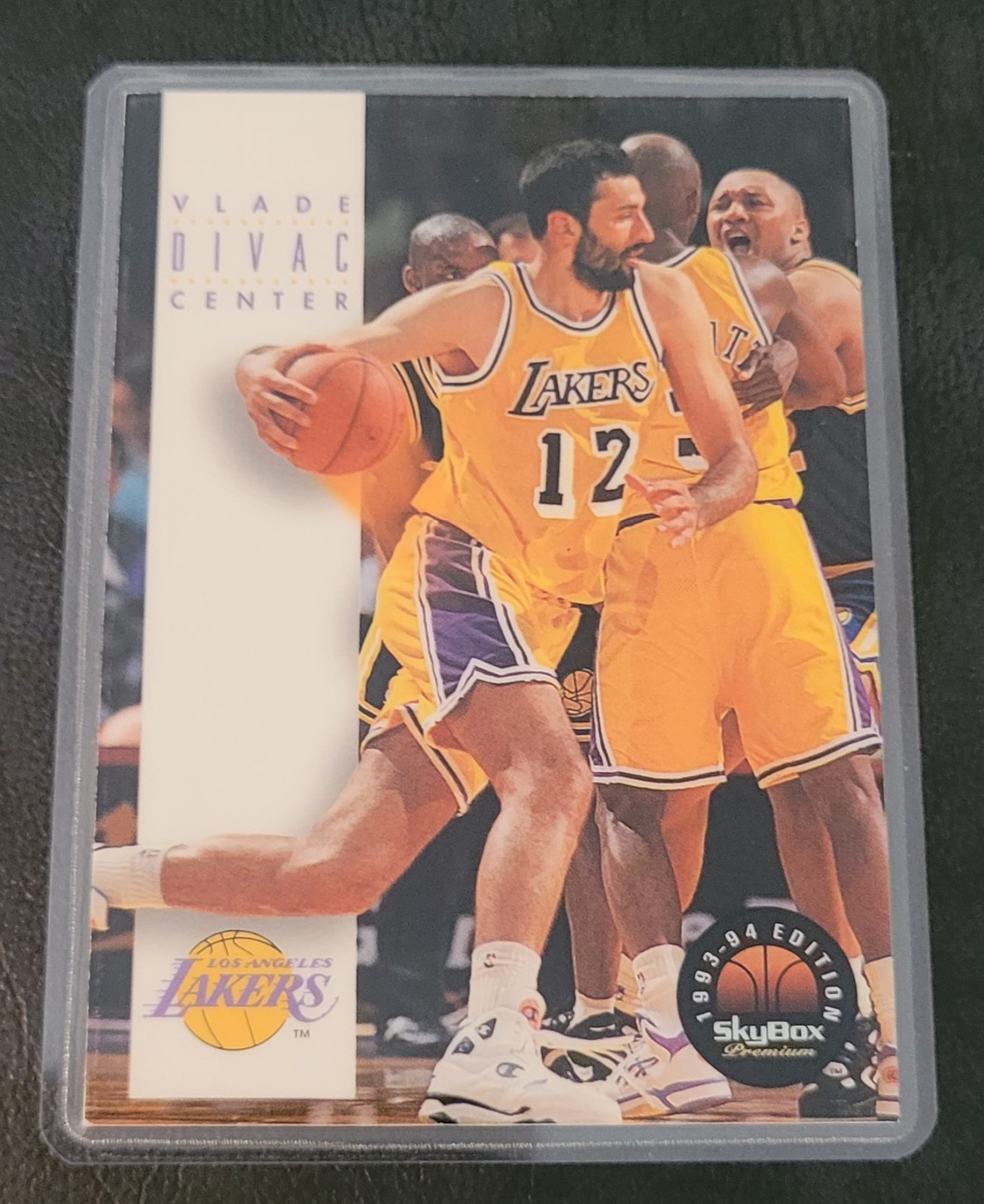 Vlade Divac Vintage Basketball Card HOF Fridge/Locker/Cabinet Laminated Magnet