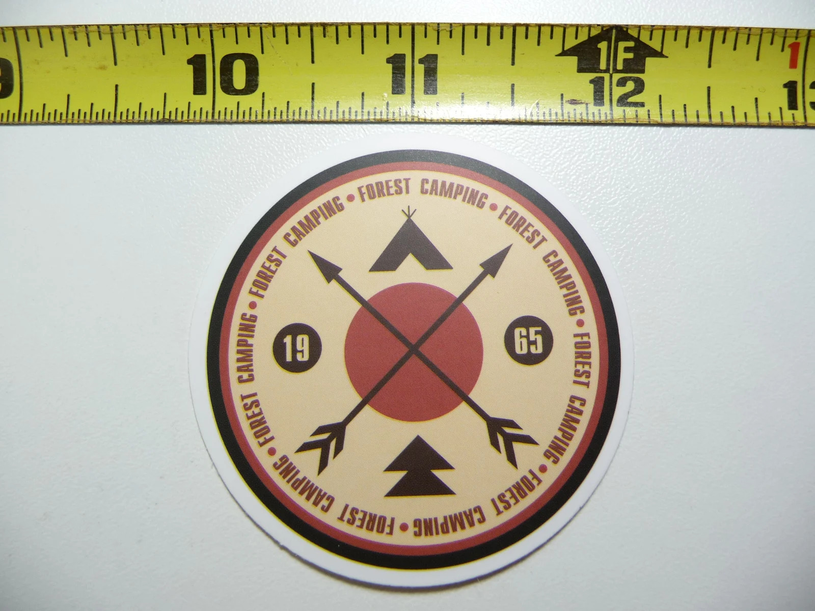 ARROWS TENT TIPI TEEPEE HIKE HIKING SMALL STICKER DECAL CAMPING S PARK WILD