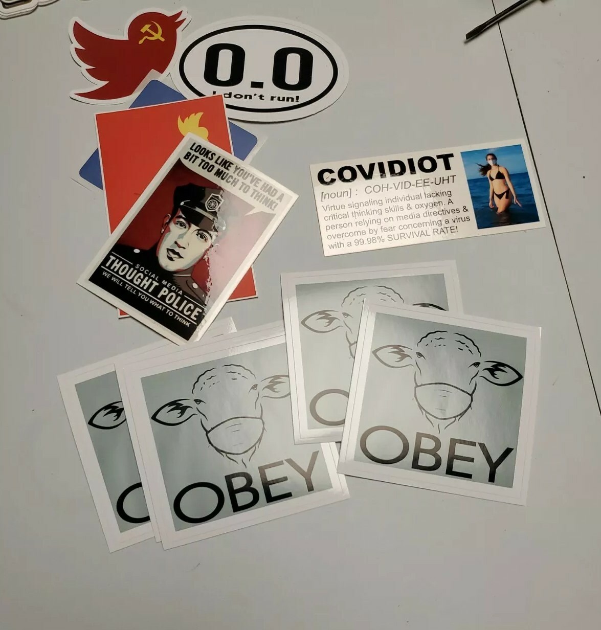 ANTI VACCINE VAXX VAX 💉 Big Pharma mRNA Stickers VARIETY PACK (6)