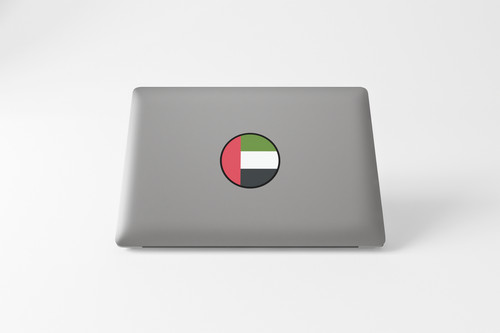 United Arab Emirates Flag Circle Sticker Decal