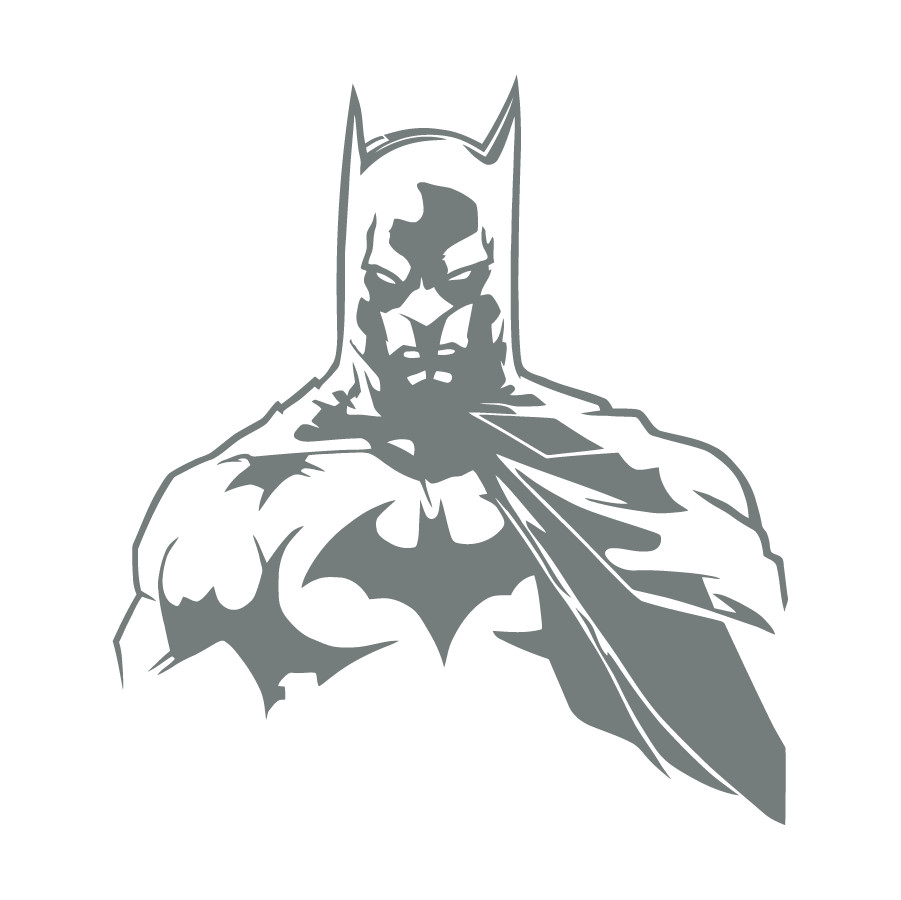 Batman Die Cut Vinyl Decal Multiple Colors Made in USA