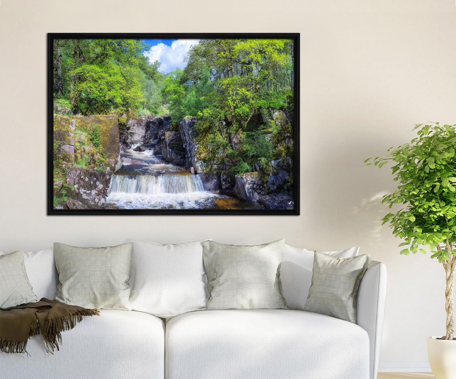 3D Small River Tree 55 Framed Poster Home Decor Print Painting Art AJ WALLPAPER