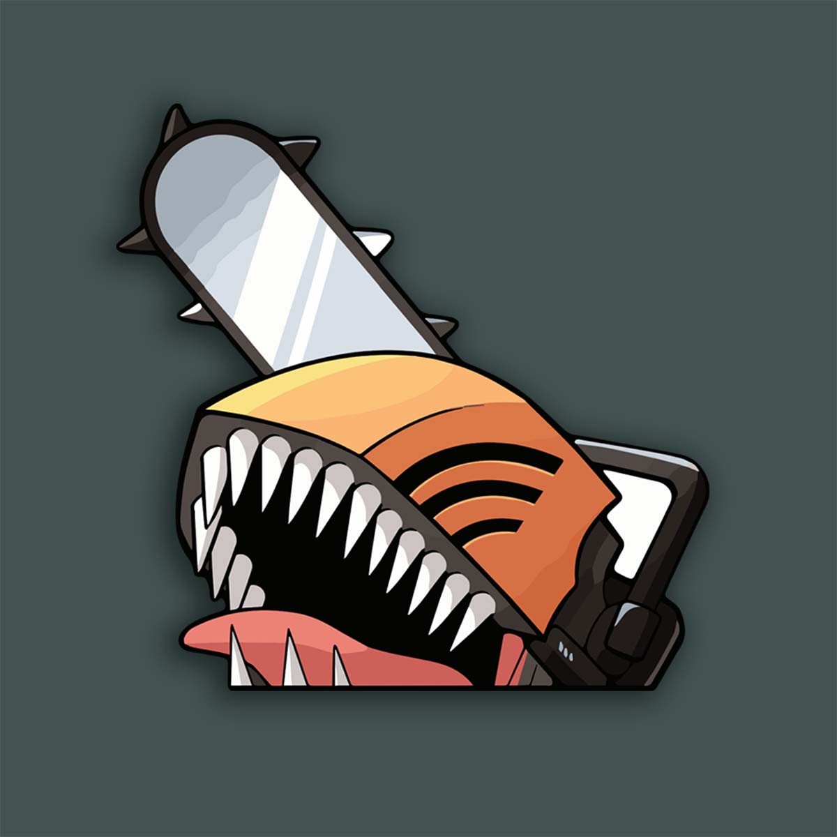 Chainsaw Man Peeker Sticker Anime Car Decal 6×6" Denji Vinyl Made in USA