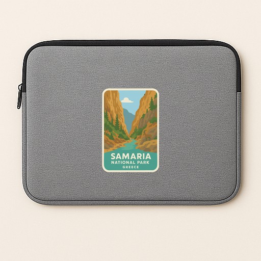 Samaria Greece Iron On Heat Transfer Vinyl HTV Die-Cut World National Parks