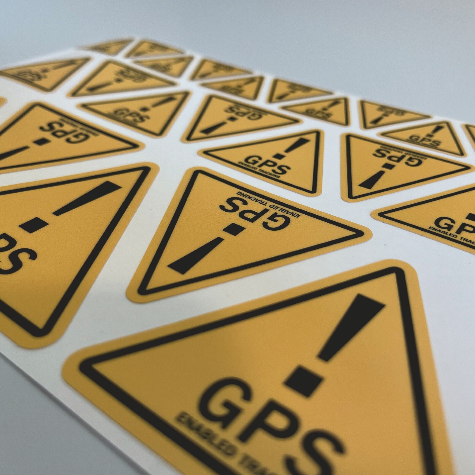 23 PACK GPS Tracking Warning Theft Deterrent Laminated Stickers High Quality