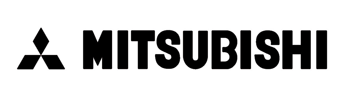 MITSUBISHI LOGO, (2 Stickers), Decal Stickers for Cars, Windows, Laptops