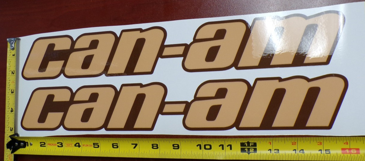 CAN-AM MAVERICK X3 R GRAPHIC DECAL STICKER USA MADE TAN BROWN SOLID THICK