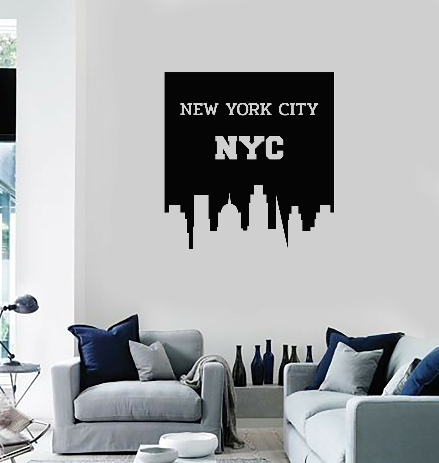 Vinyl Wall Decal New York City USA NY NYC Home Interior Decor Stickers (ig5778)