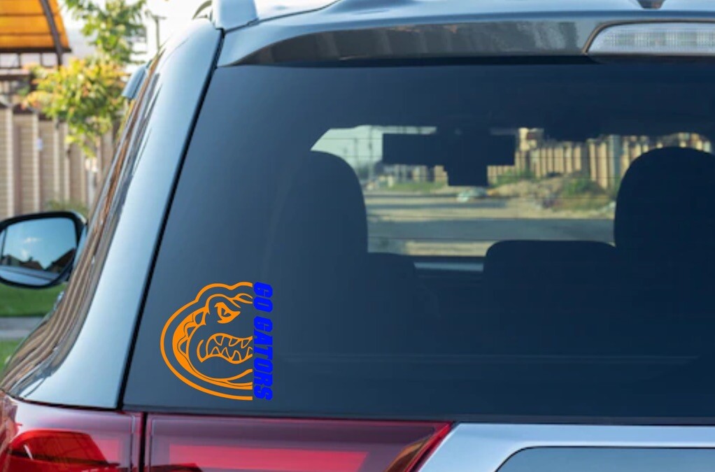 Go Gators Florida University Decal You Pick Color Car Truck Laptop