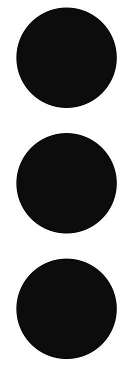 2.5" Black Round Label Dots Stickers Color Coding Inventory 2.5 Inch Dot