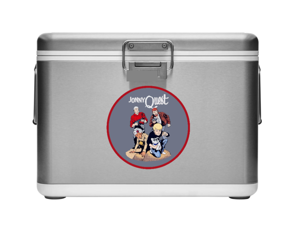 Cartoons – Jonny Quest – 4" Vinyl Decal Car Trailer Laptop Cooler Truck Tumbler