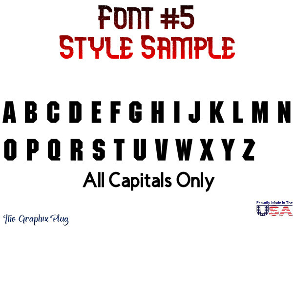 Custom Text Vinyl Lettering Sticker Decal Personalized -ANY TEXT – ANY NAME