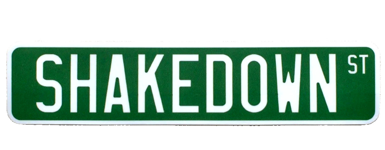 🌹⚡️GRATEFUL DEAD Shakedown Street*NEW* Sticker 5" x 1" ⚡️🌹