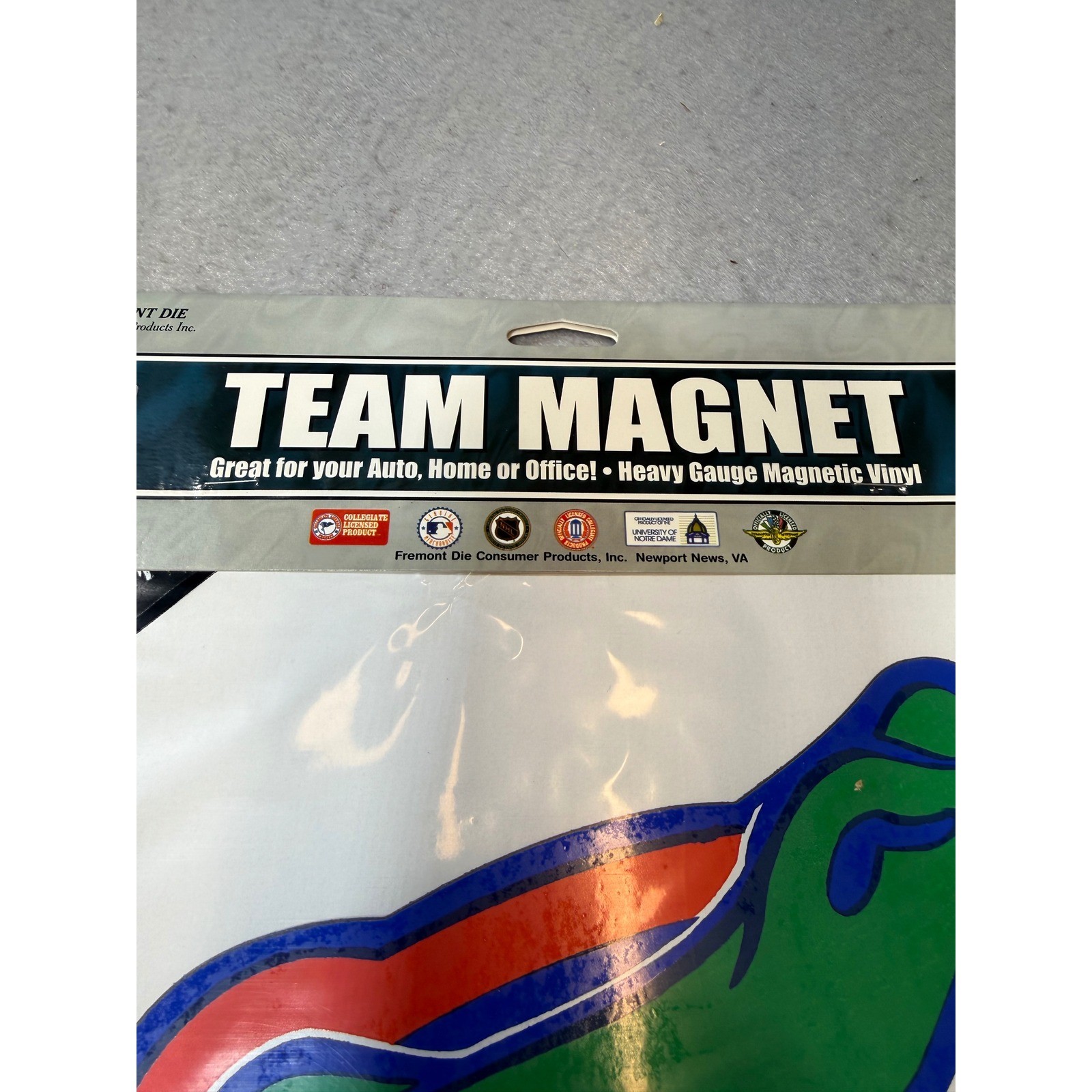 Florida Gators Team Magnet Heavy Gauge Magnetic Vinyl Great for Auto Home Office