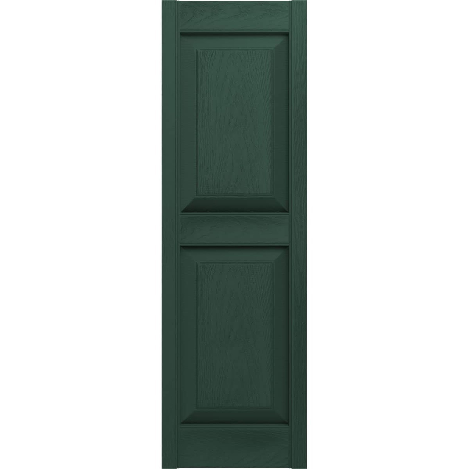 Ekena Millwork LP2S14X05100MG Lifetime Vinyl Standard Two Equal Panels with R…