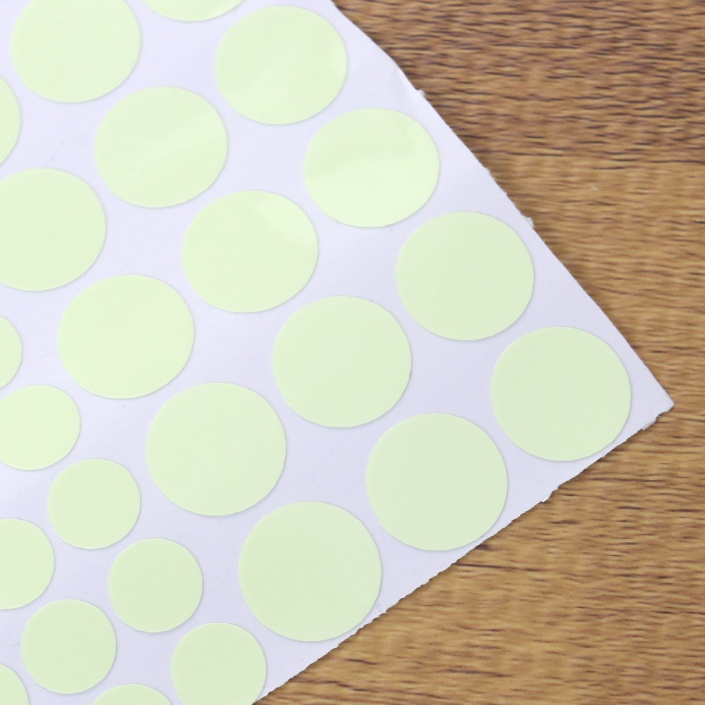 407 Pc Glow in The Dark Dots Circular Glow-in-the-dark Sticker Stickers Kids