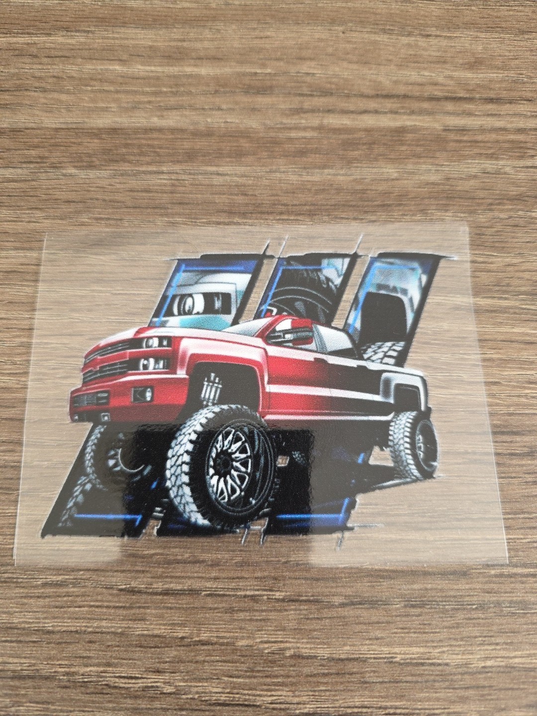 Heavy Duty Truck UV DTF Decal Sticker Waterproof Raised High Quality 4in