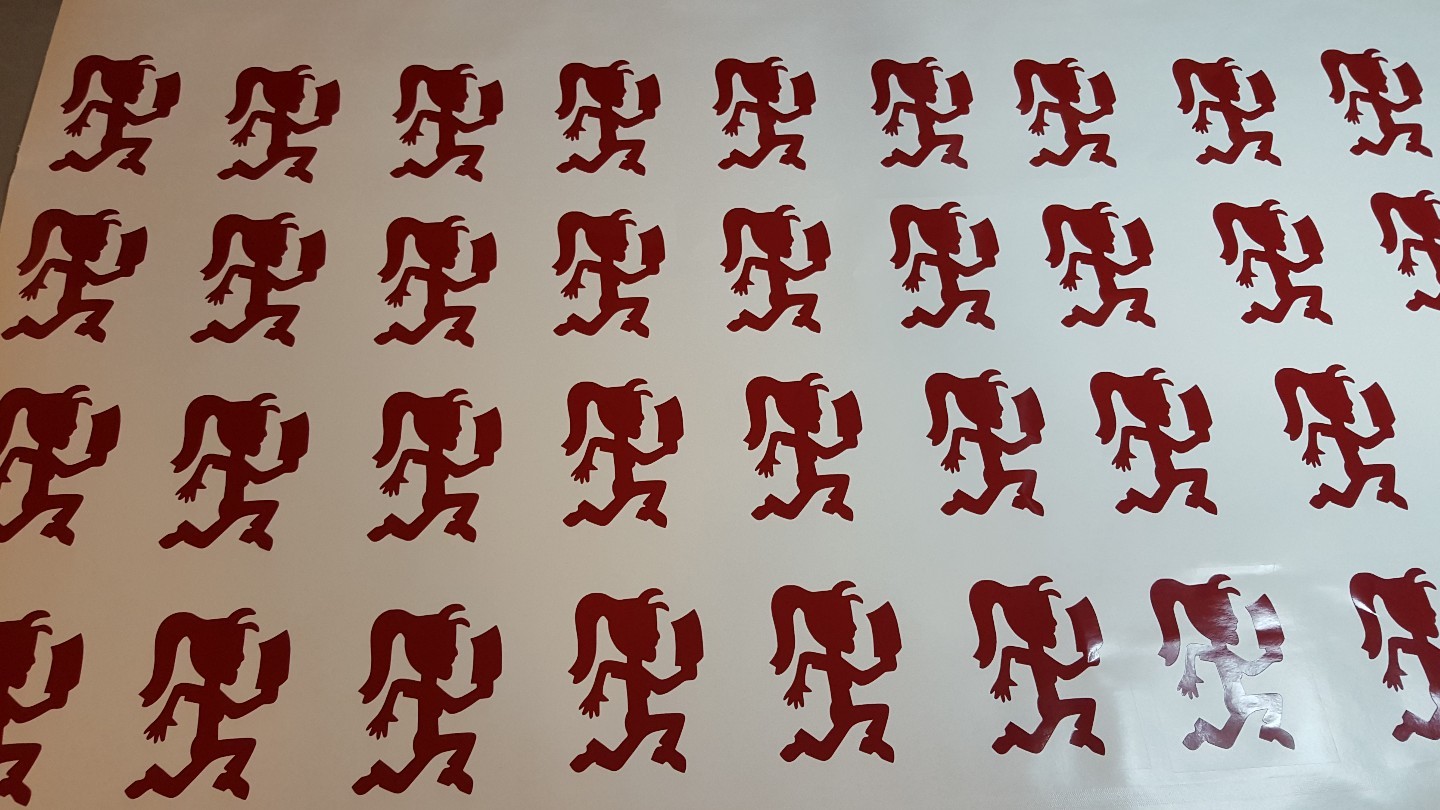 (2) ICP Hatchet Man or Hatchet Girl Decal Sticker Choose Size & Color