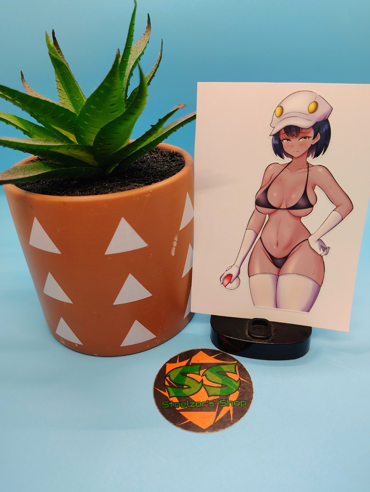 (4.5 Inches) Aether Foundation Employee (Bikini#2) Water-Resistant Vinyl Sticker
