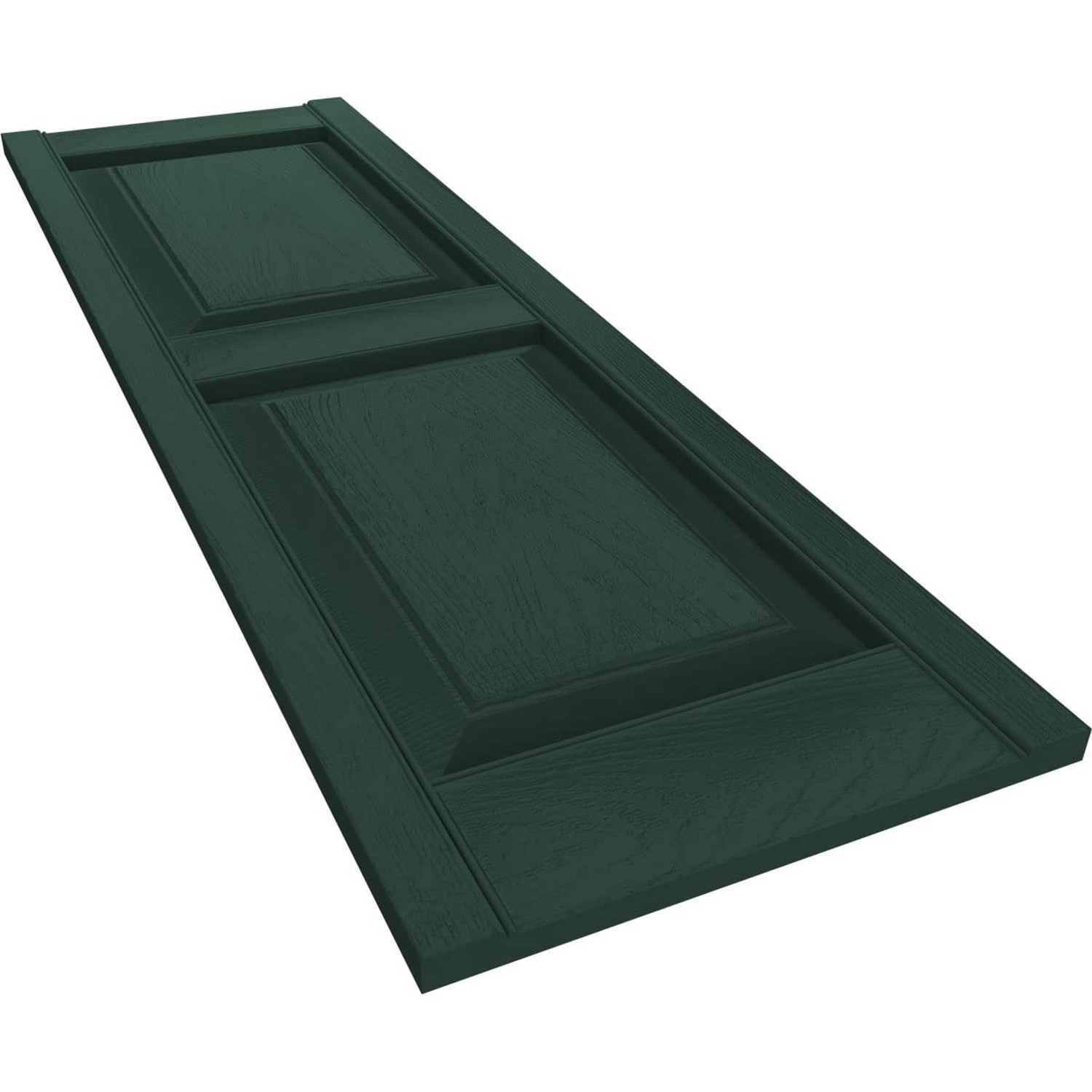 Ekena Millwork LP2S14X05100MG Lifetime Vinyl Standard Two Equal Panels with R…