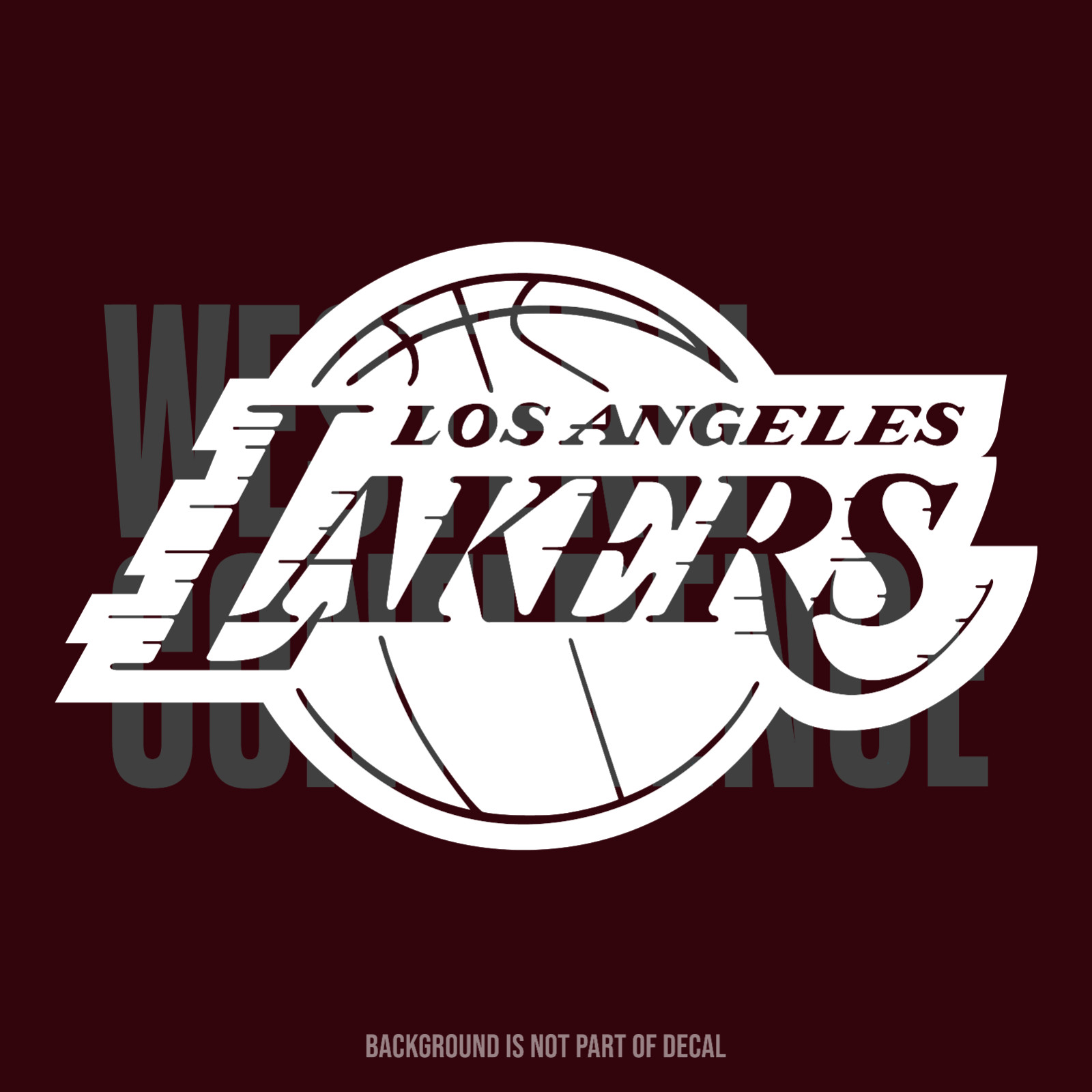Los Angeles Lakers Vinyl Decal Sticker