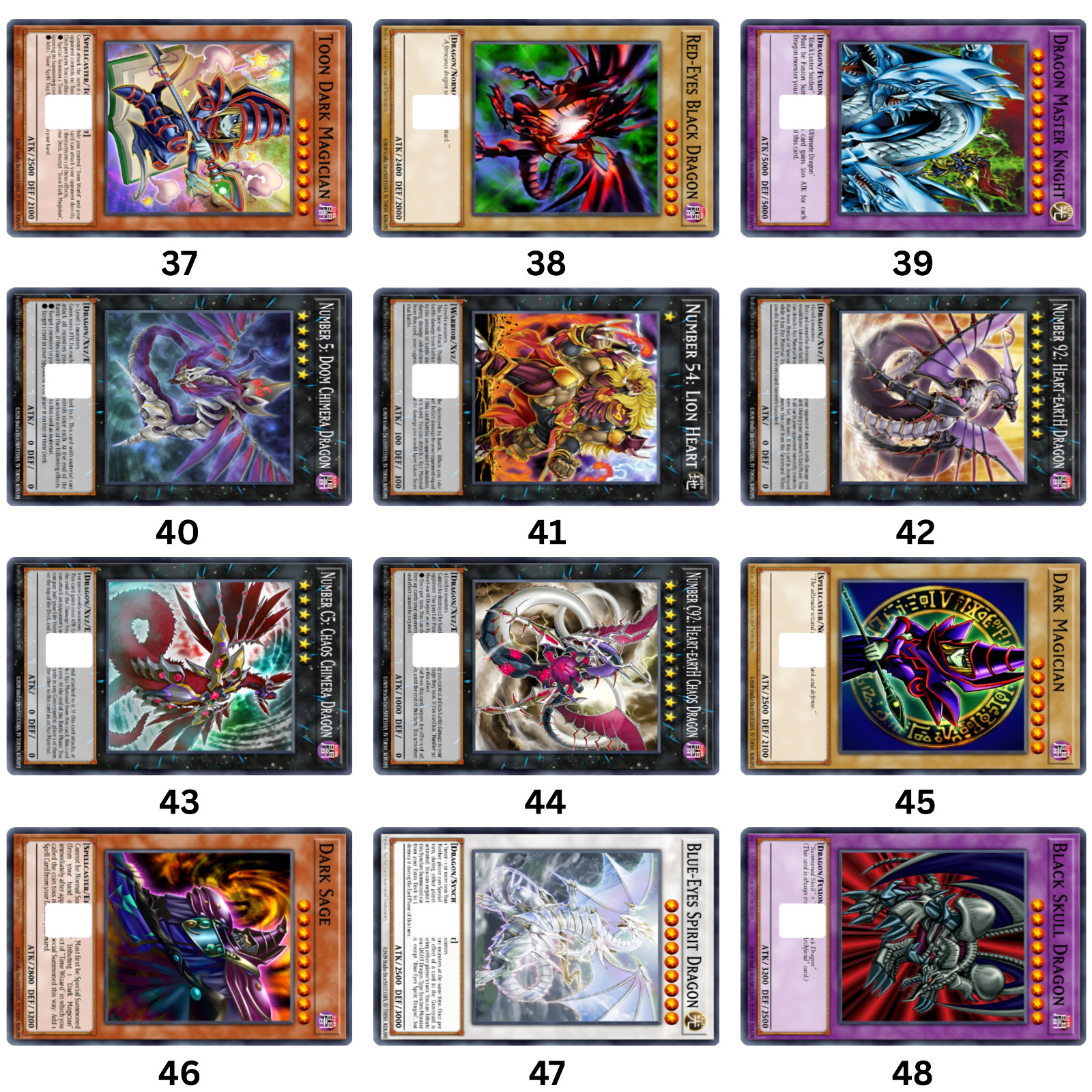 Custom Glossy Yugioh Credit Card Sticker/Cover Decals/High Quality Print