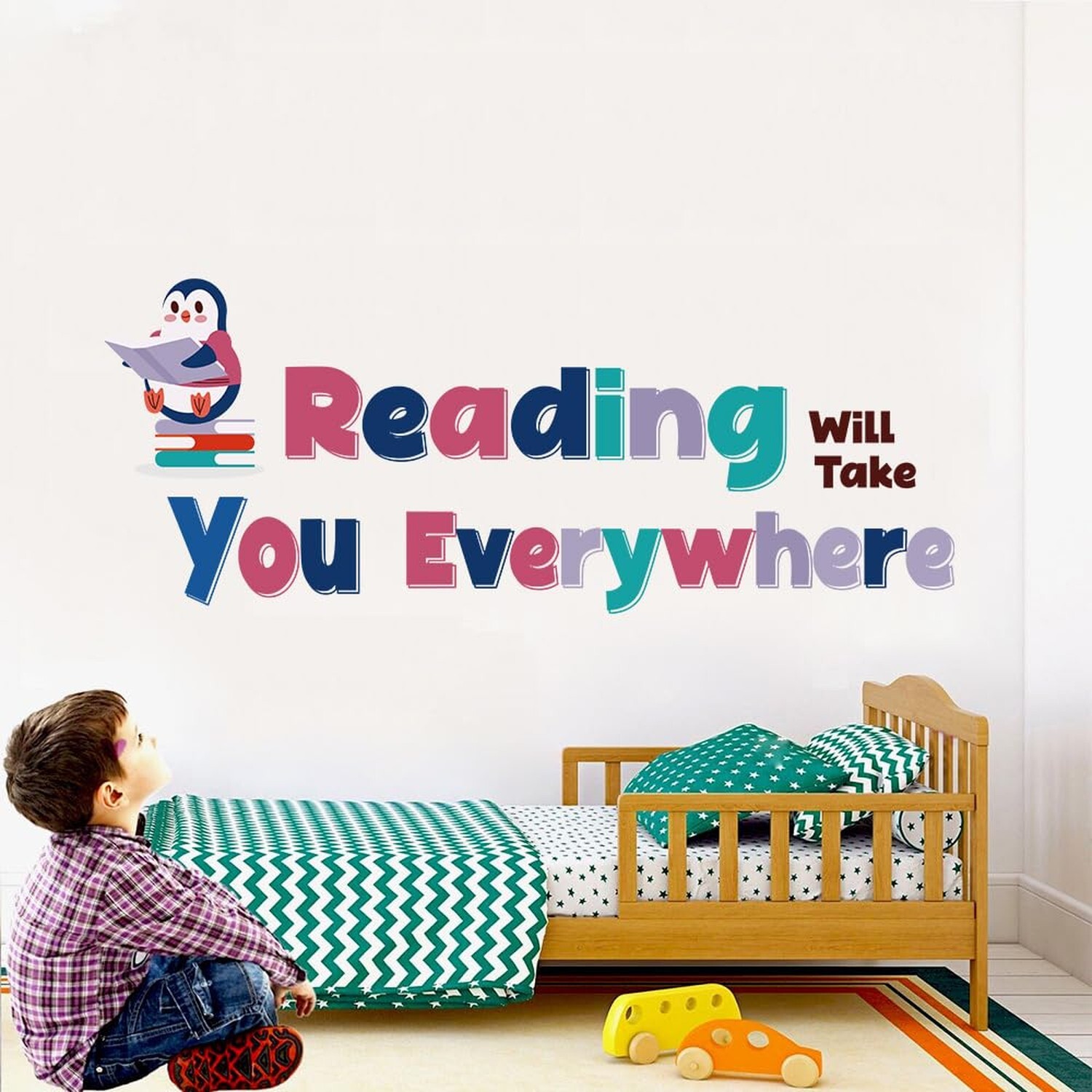 Reading Will Take You Everywhere Motivational Quotes Wall Decals, Reading The…