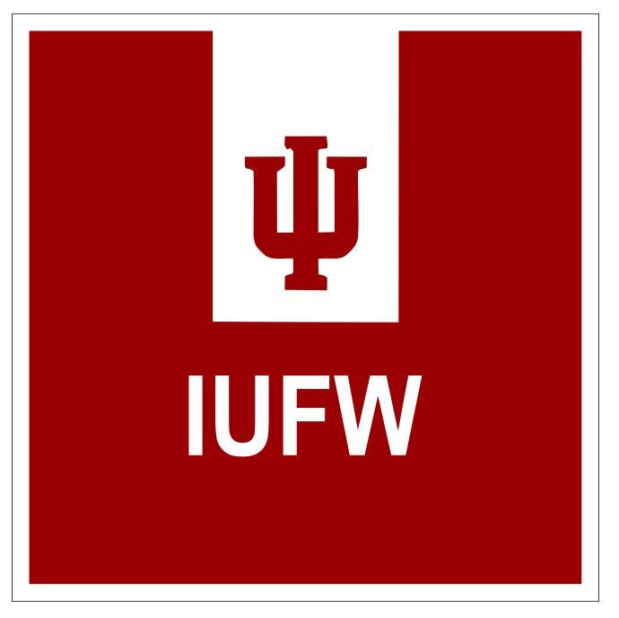 Indiana University Fort Wayne Sticker Decal R7833