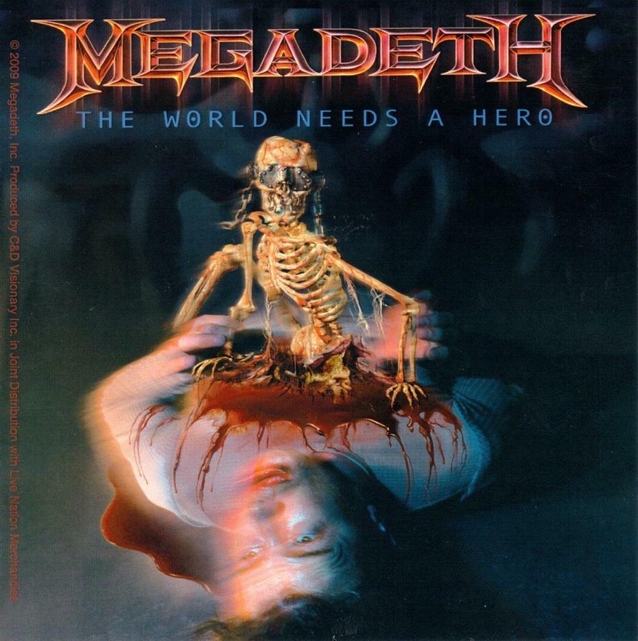 Megadeth The World Needs A Hero Sticker Decal Heavy Metal New