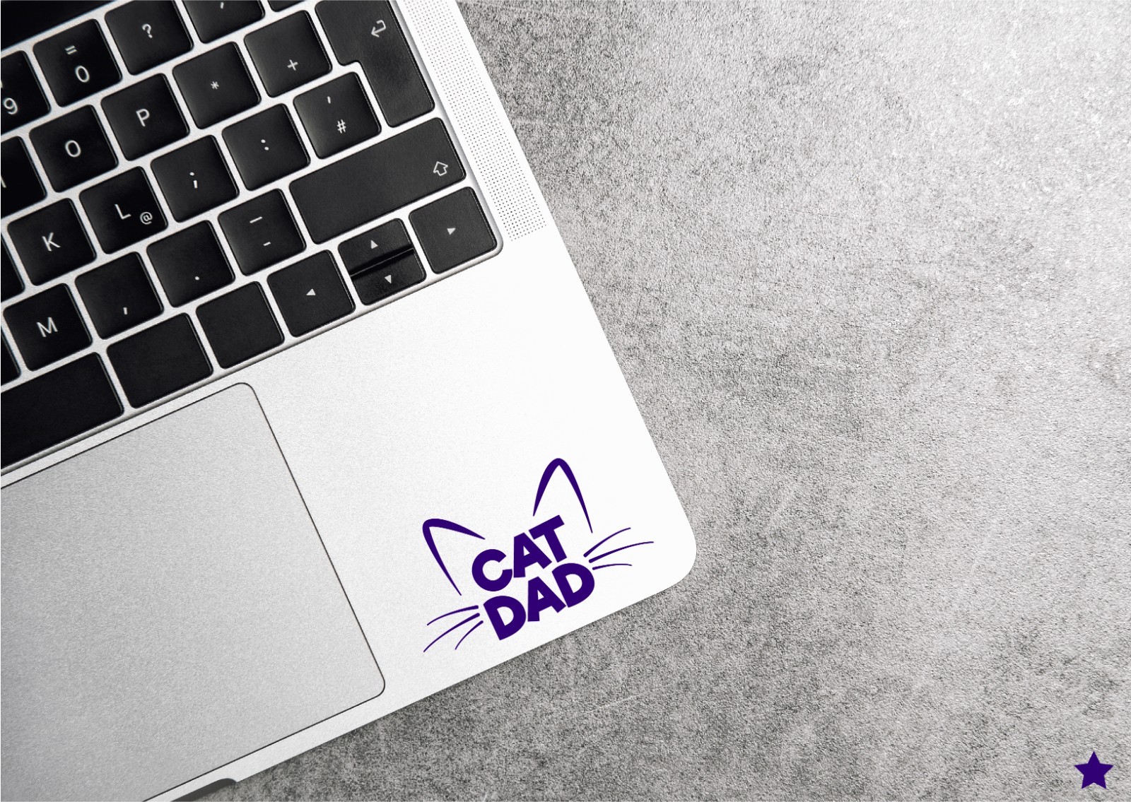 Cat Dad Decal Sticker Die Cut for Window Car Mug Pet Lover Kitty Guy Man Daddy